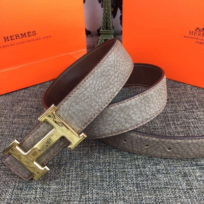 配全套包裝帶身寬3.8 cm . 愛馬仕（Hermès） 世界著名奢侈品品牌，經典商務休閒款 高檔腰帶 ，精緻的手工藝製作，雙面採用100%進口原版皮帶身