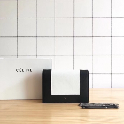 Celine FRAME MINI最新登場mini號Frame，看似空間小，實際很好裝東西！配上小鏈子設計，更為時尚！也可拆掉鏈子，還可當手包用，快來人手一個吧！尺寸：長21 X 高15 X 厚4.5cm型號No：233