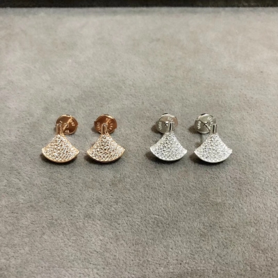 BVLGARI寶格麗耳釘Au750 18K金工藝 老師傅手工不易褪色 出口外單 madein 印尼 每款獨立編碼 媲美珍品