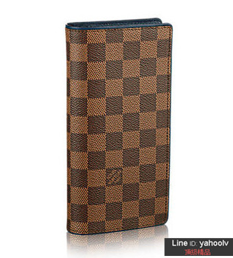 lv Brazza 錢包Damier Ebene N63168