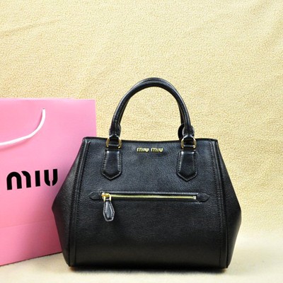 2014miumiu繆繆新款女包 時尚笑臉大嘴包單肩手提斜跨包包 0065黑色