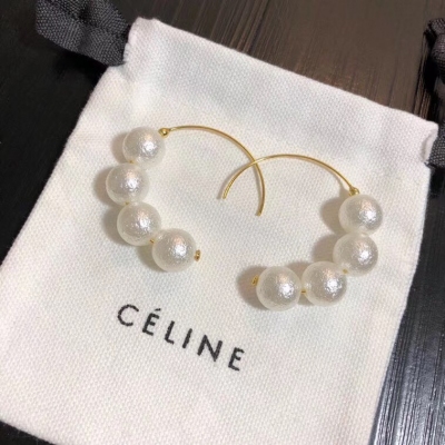 CELINE 賽琳 簡約復古金色系列首飾 原版黃銅材質