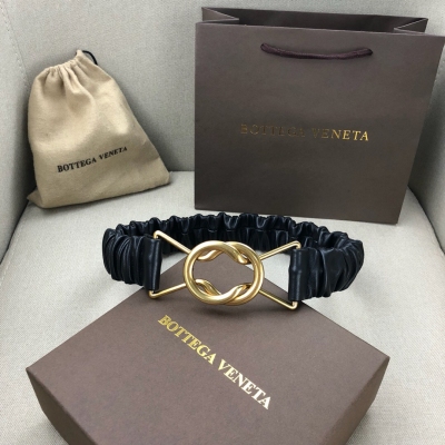 BV BOTTEGA VENETA腰帶 2019秋冬BV官網版！小羊皮配黃銅金屬扣 百搭腰帶 寬度4.0cm