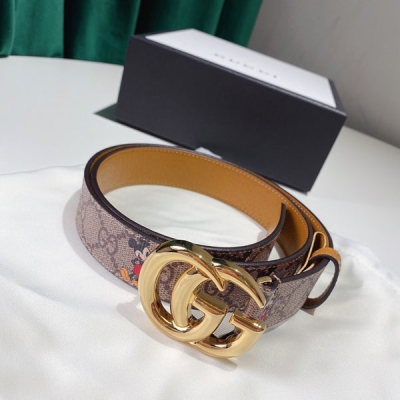 GUCCI古馳皮帶 GG米奇上新3cm