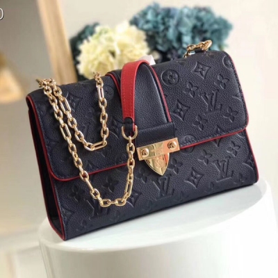 LOUIS VUITTON LV路易威登 M43392 M43393 SAINT SULPICE 小號手袋 採用時尚休閒設計風格的新款St Sulpice由Monogram Empreinte皮革面料