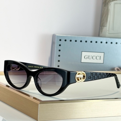 Gucci古馳 太陽眼鏡 2026官網新款 MOD：GG1409 Size：53口20-145