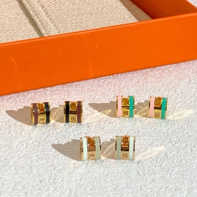 Hermes愛馬仕 新色耳環New color ear studs 高版本的High version